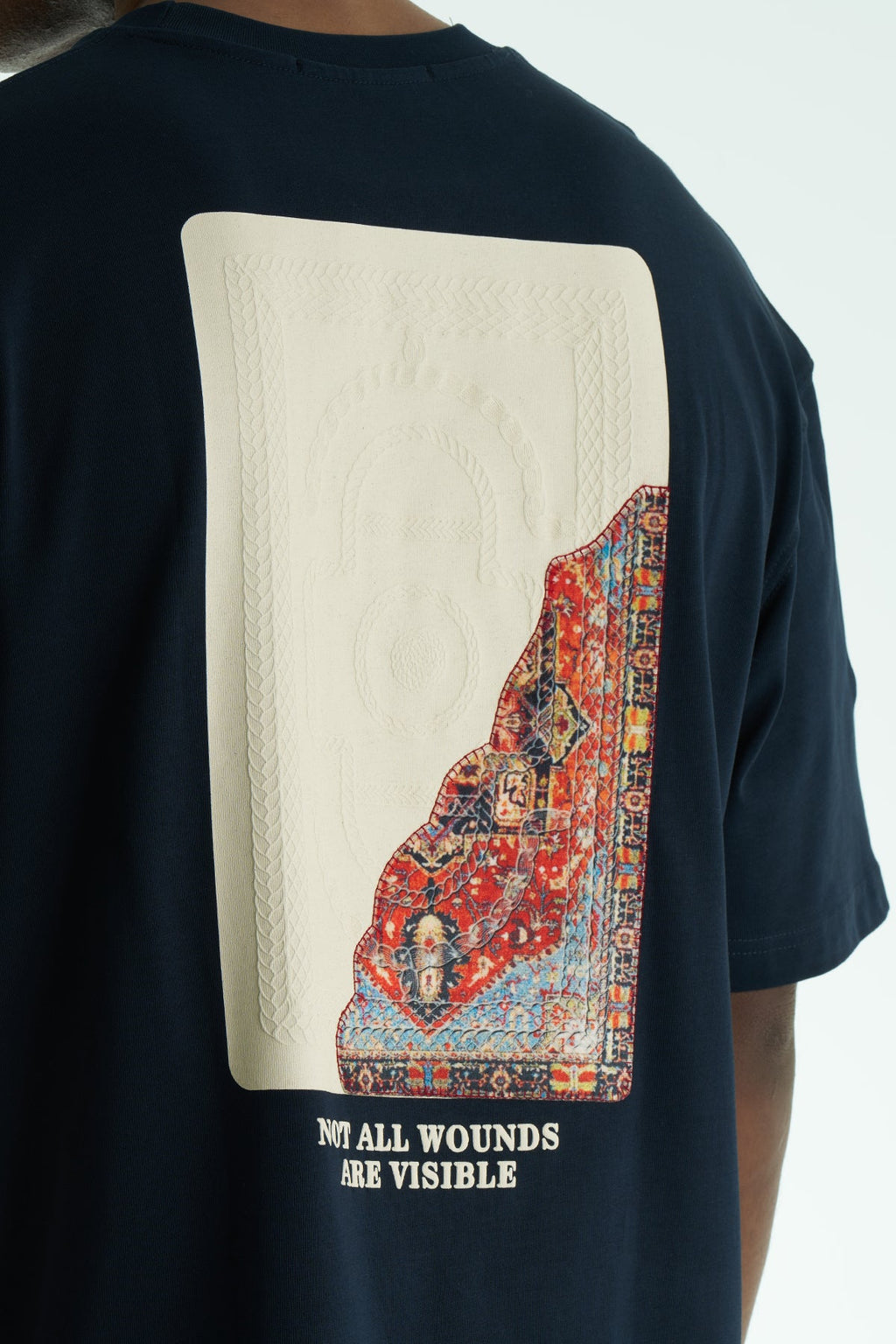 Hidden Wounds Oversized Graphic T-Shirt