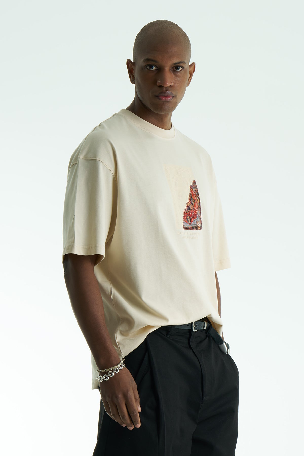 Hidden Wounds Oversized Graphic T-Shirt
