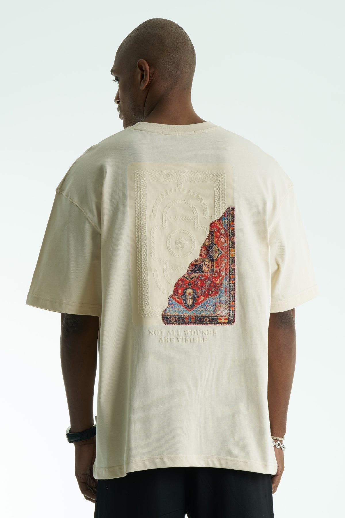 Hidden Wounds Oversized Graphic T-Shirt