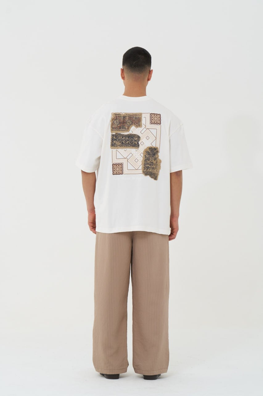 Oversized Graphic T-Shirt with “You Have Wings” Back Print