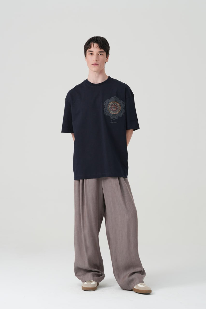 Mandala Graphic Oversized T-Shirt