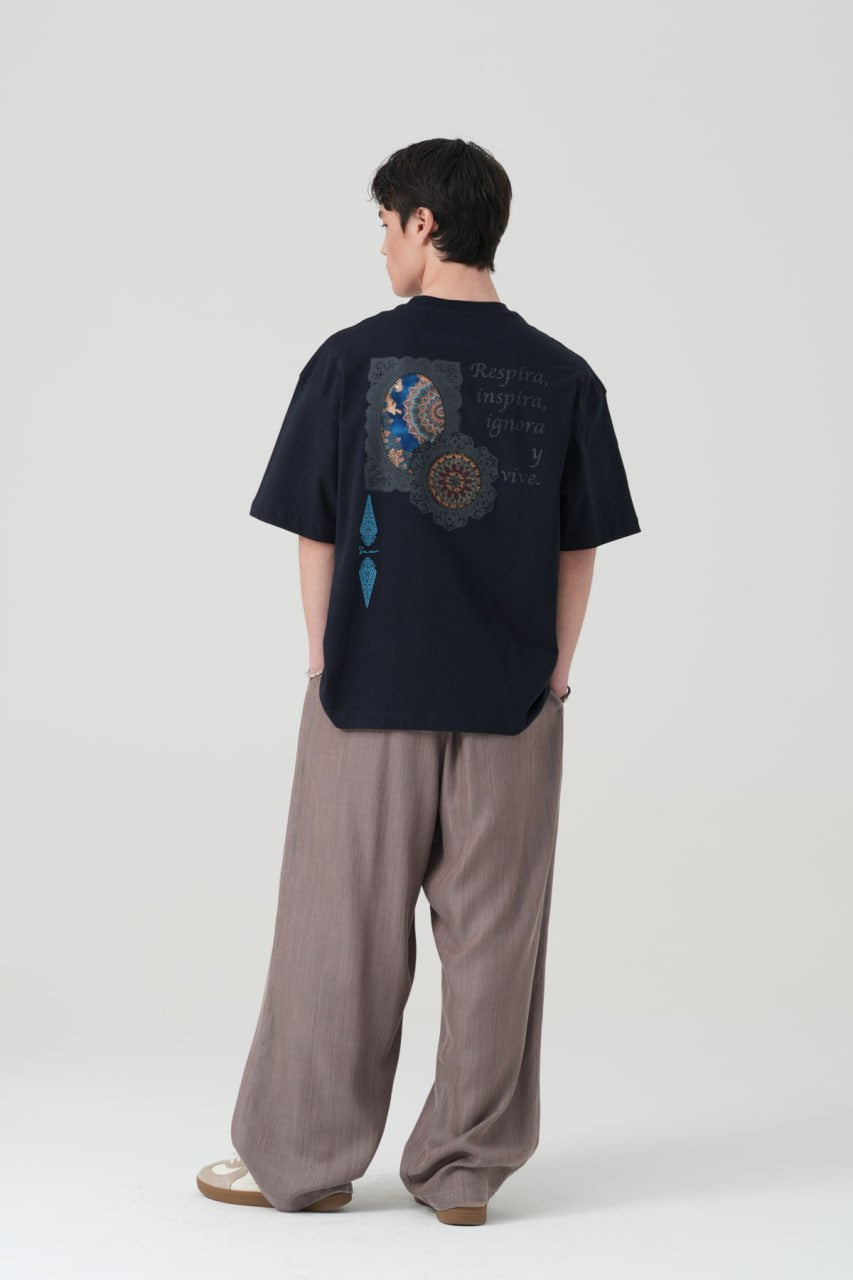 Mandala Graphic Oversized T-Shirt