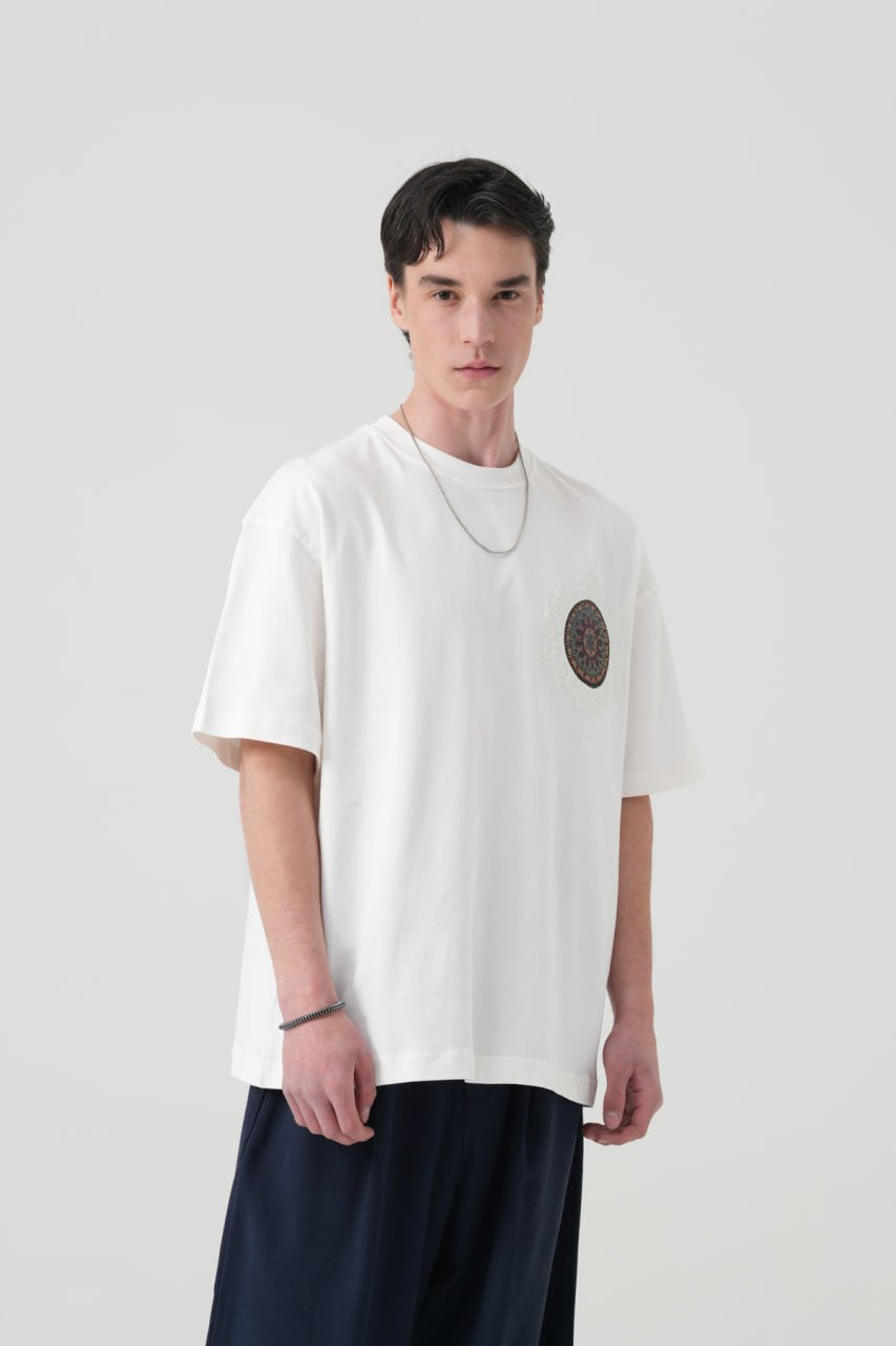 Mandala Graphic Oversized T-Shirt