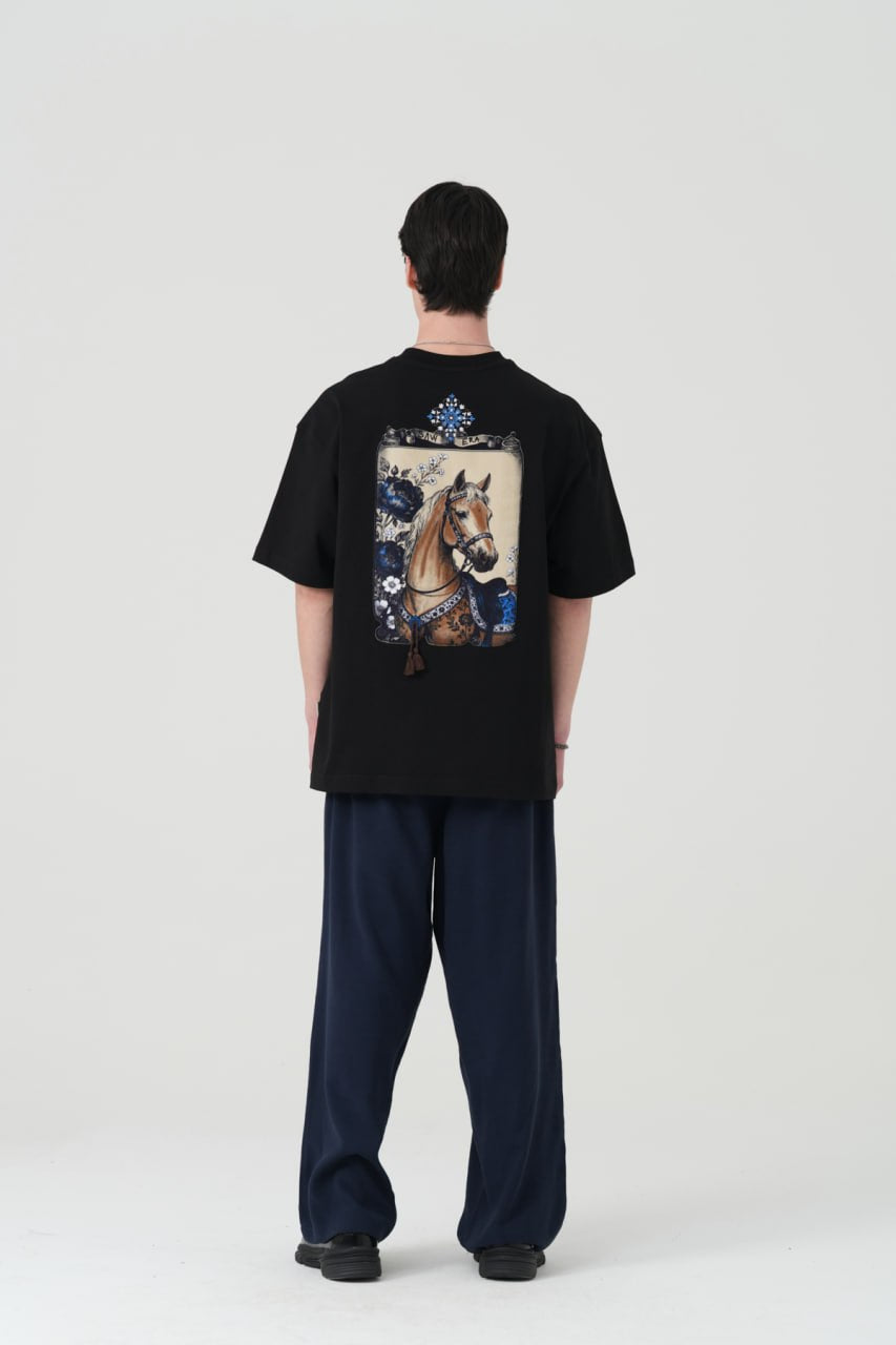 Oversized Graphic T-Shirt with “You Have Wings” Back Print