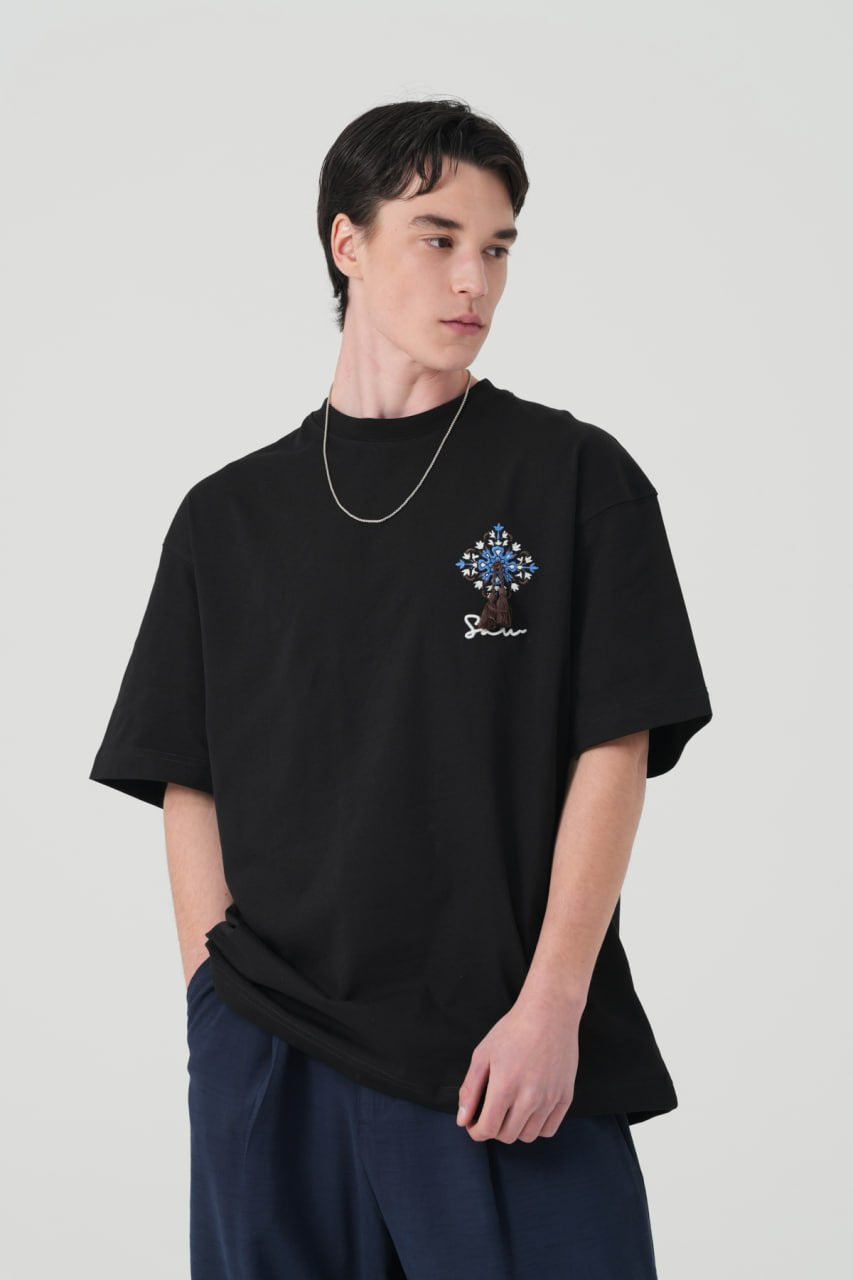 Oversized Graphic T-Shirt with “You Have Wings” Back Print
