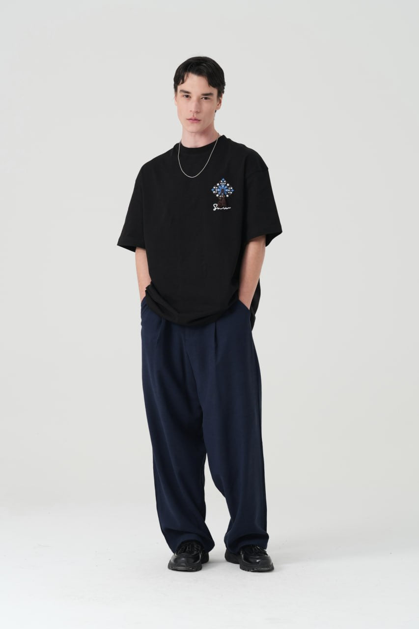 Oversized Graphic T-Shirt with “You Have Wings” Back Print