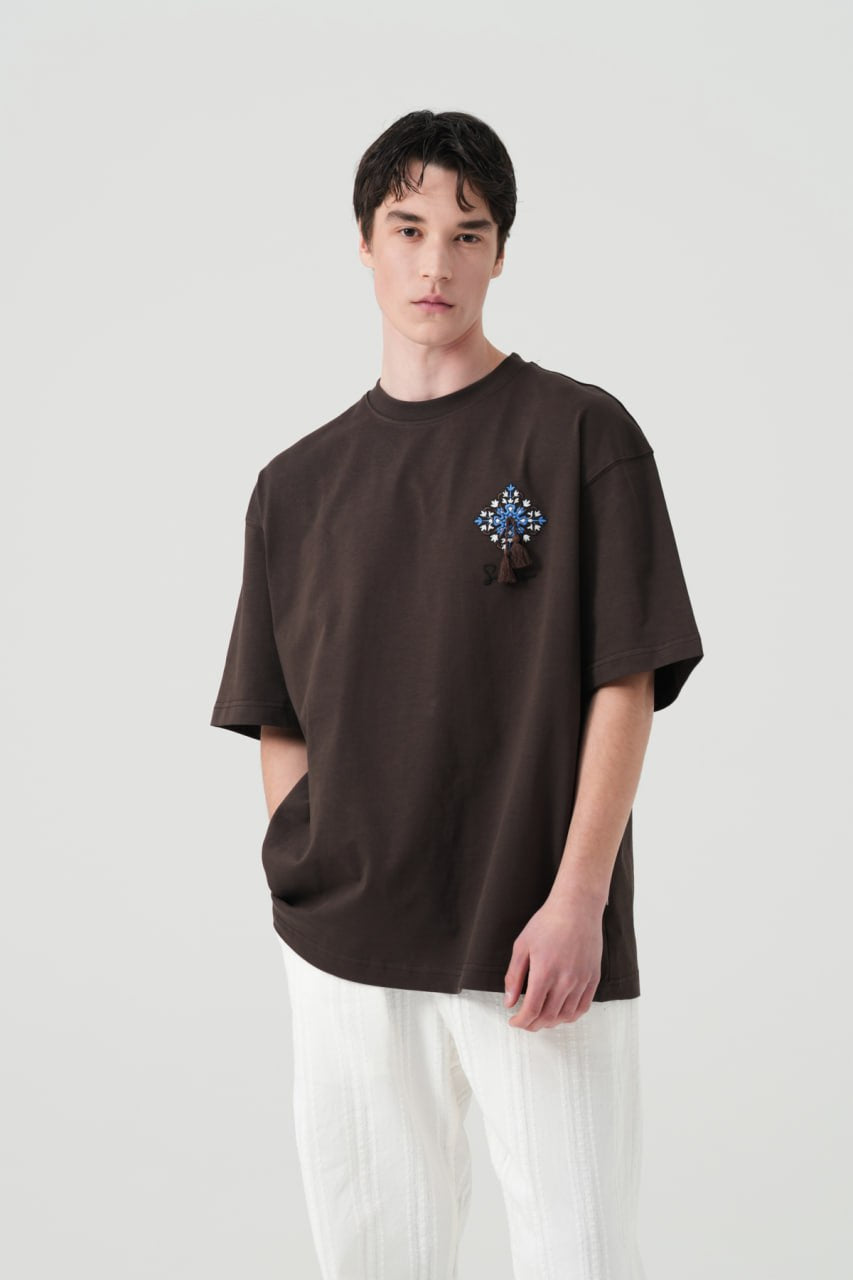 Oversized Graphic T-Shirt with “You Have Wings” Back Print