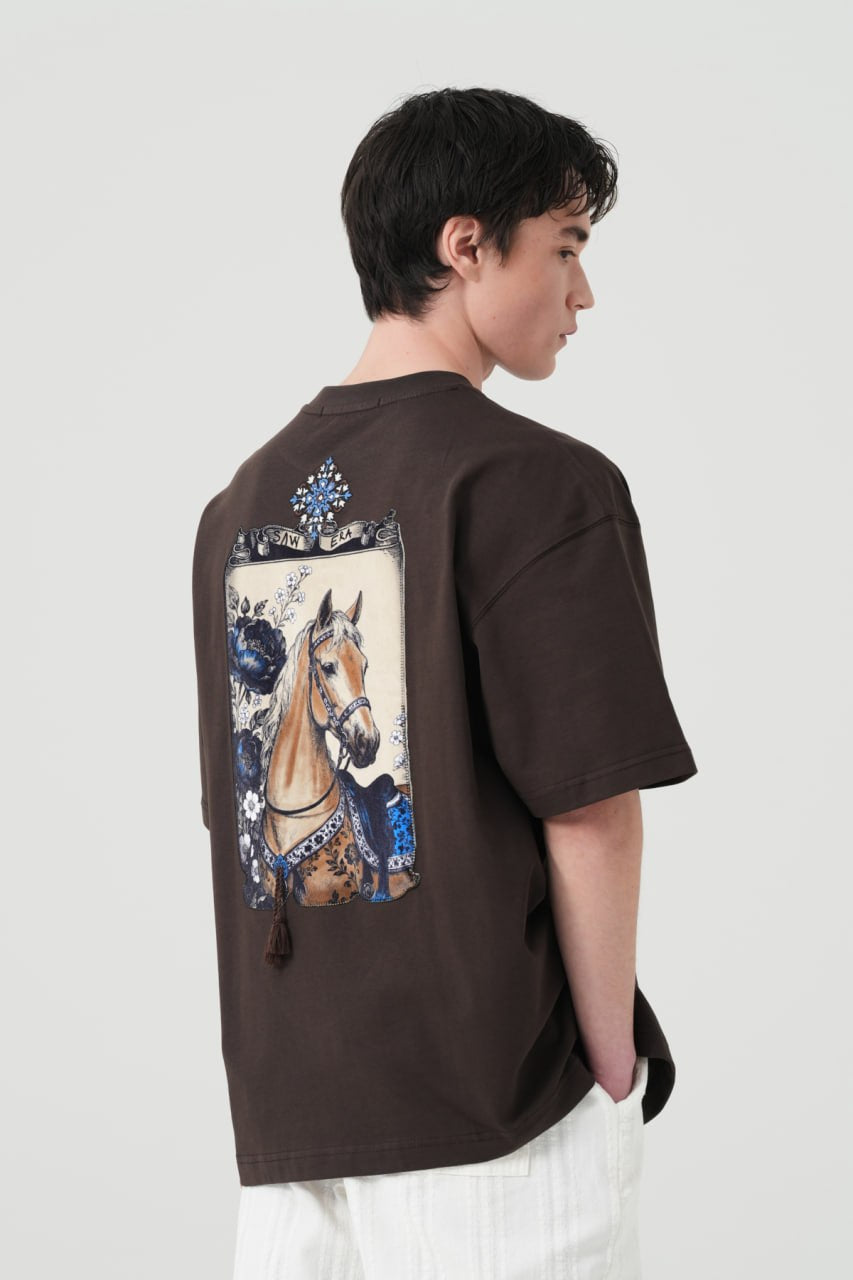 Oversized Graphic T-Shirt with “You Have Wings” Back Print