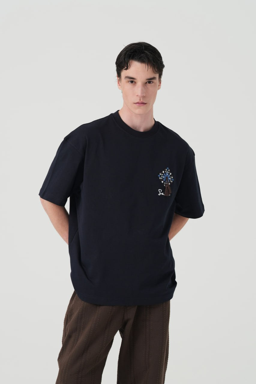 Oversized Graphic T-Shirt with “You Have Wings” Back Print