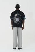 Oversized Peacock Graphic T-Shirt
