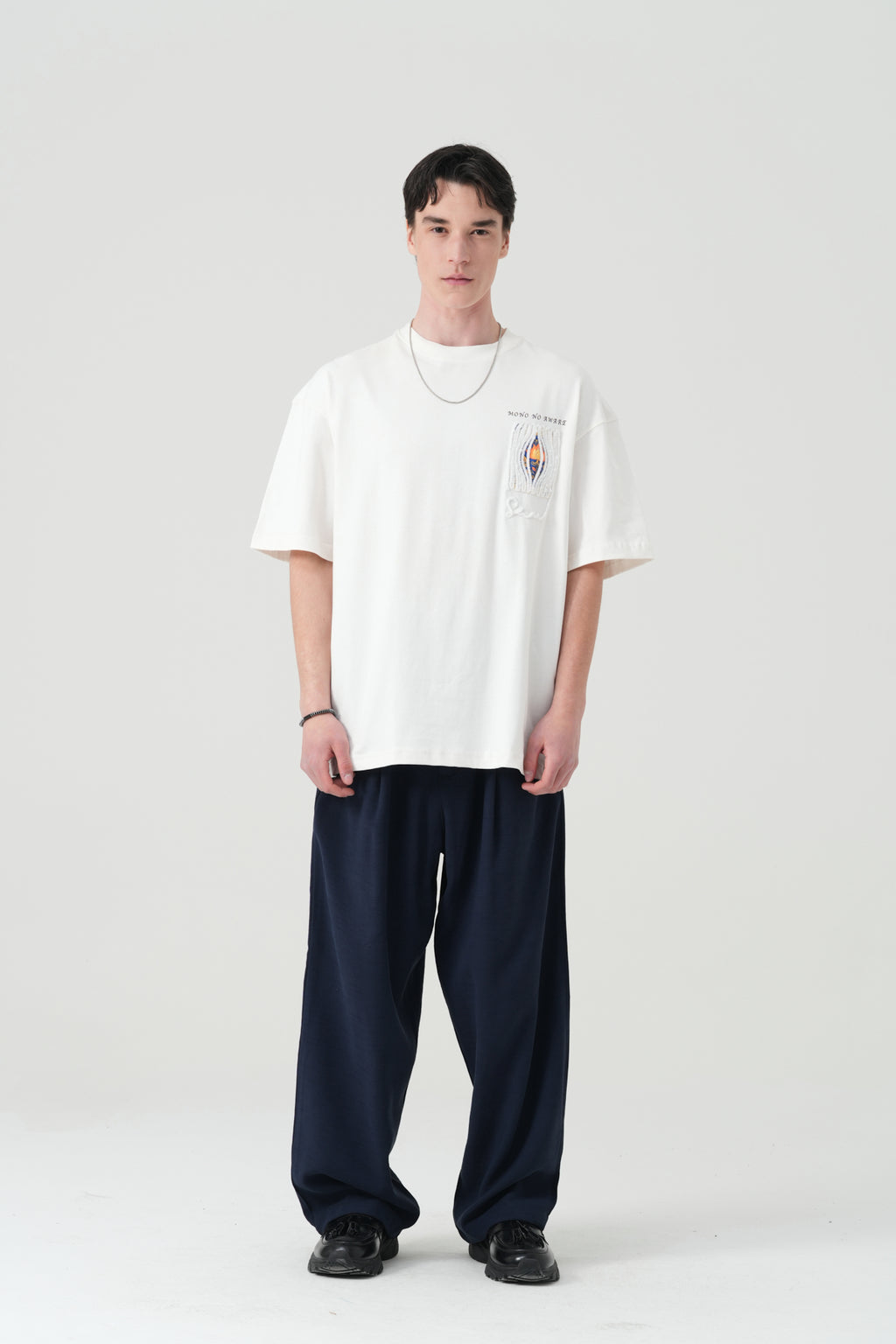 Mono No Aware Woven Patch Oversized T-Shirt