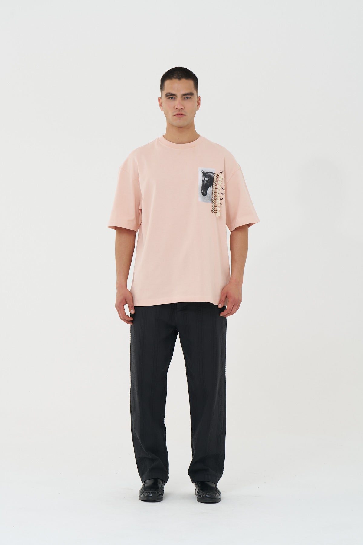 Dreamweaver Horse Tassel Oversized T-Shirt
