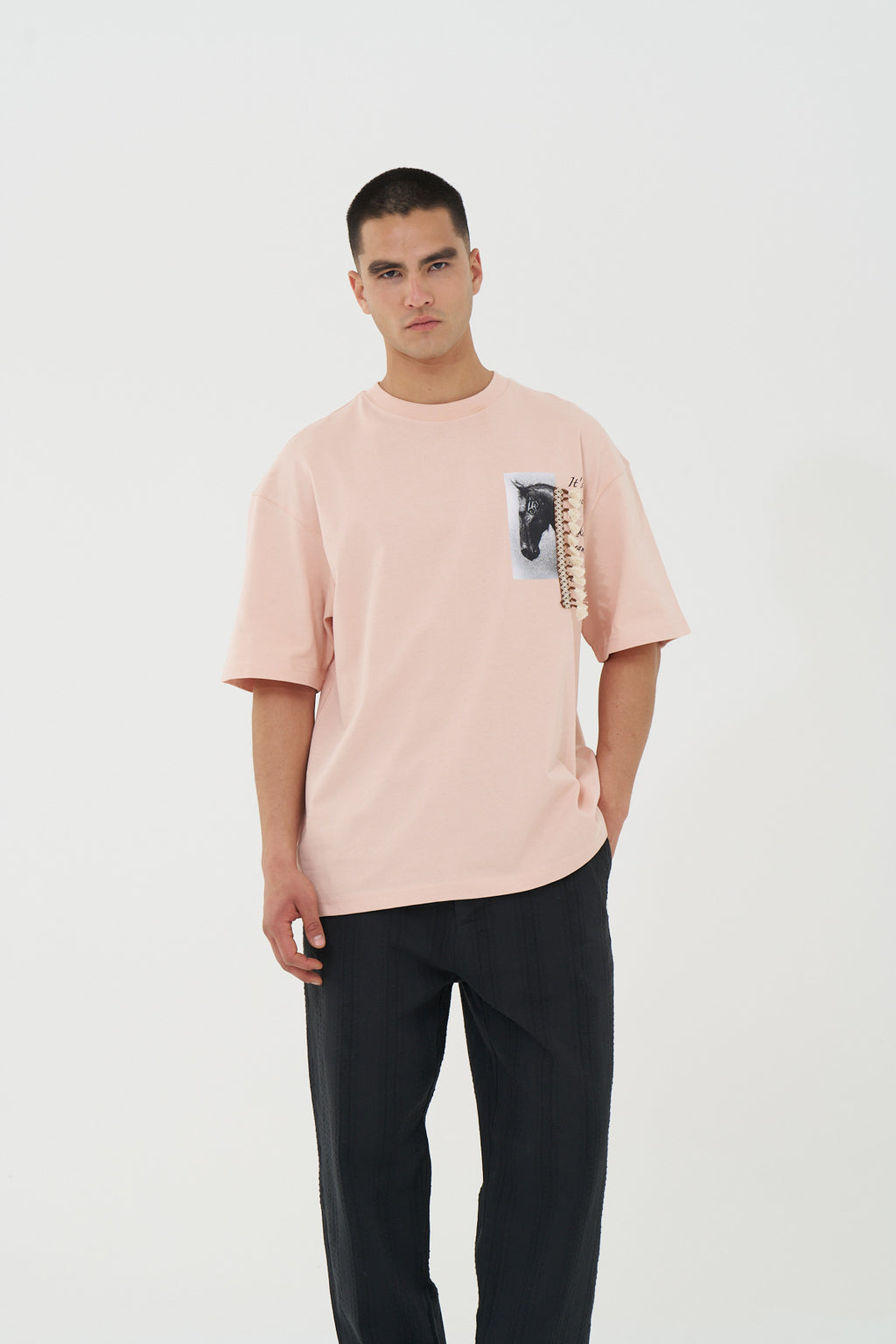 Dreamweaver Horse Tassel Oversized T-Shirt