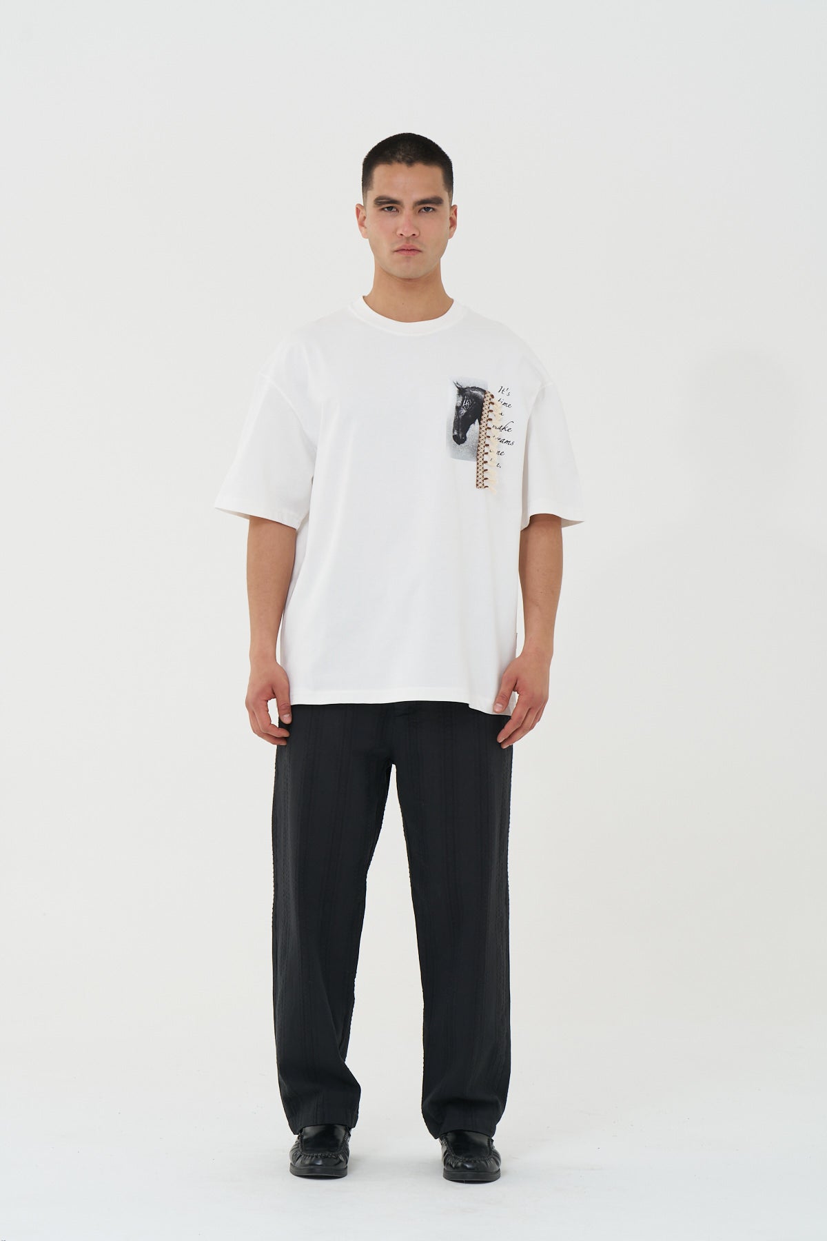 Dreamweaver Horse Tassel Oversized T-Shirt