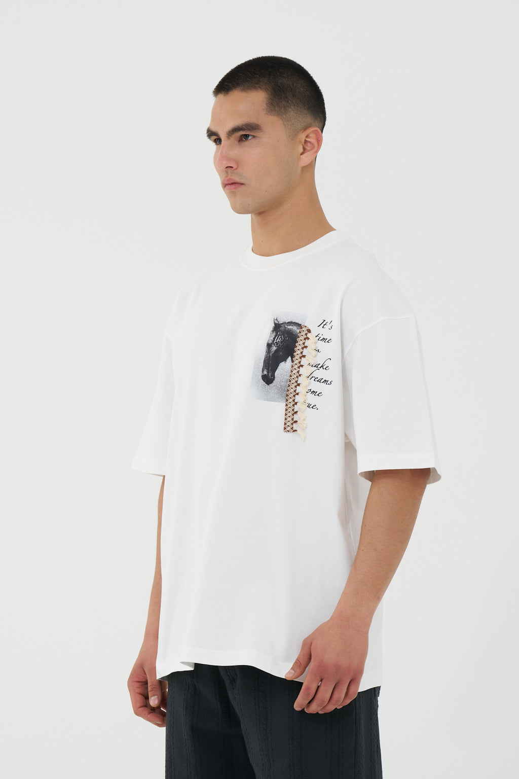 Dreamweaver Horse Tassel Oversized T-Shirt