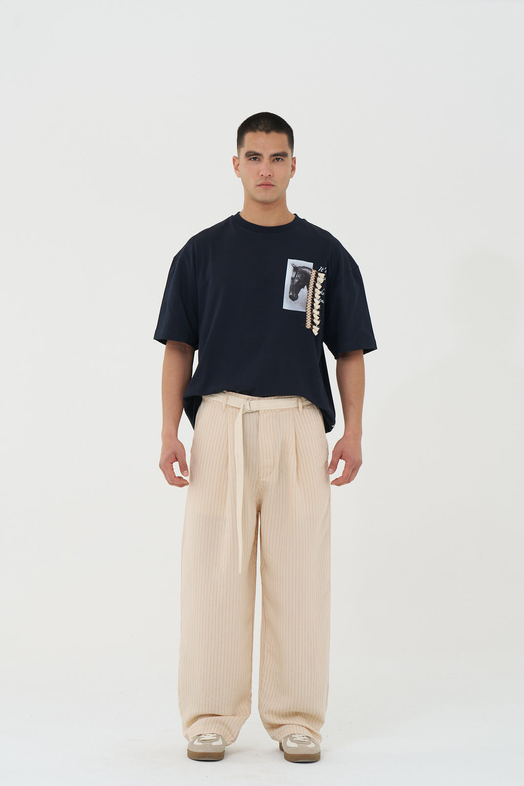 Dreamweaver Horse Tassel Oversized T-Shirt