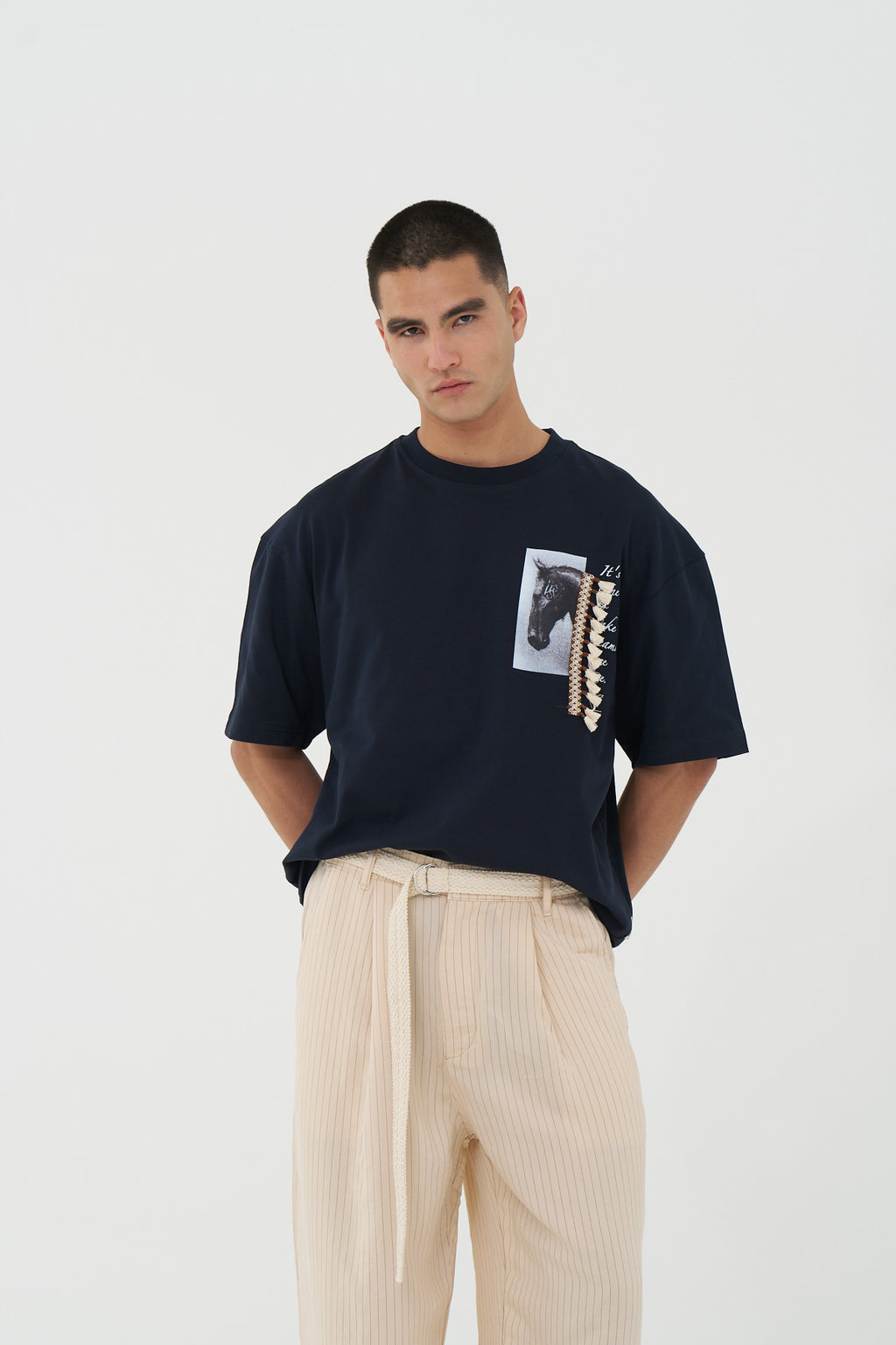 Dreamweaver Horse Tassel Oversized T-Shirt