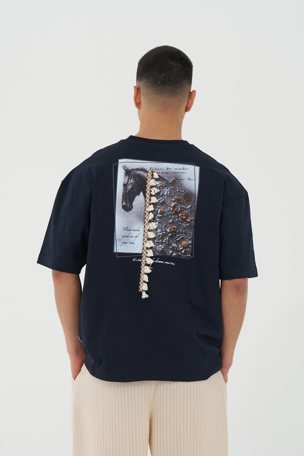 Dreamweaver Horse Tassel Oversized T-Shirt