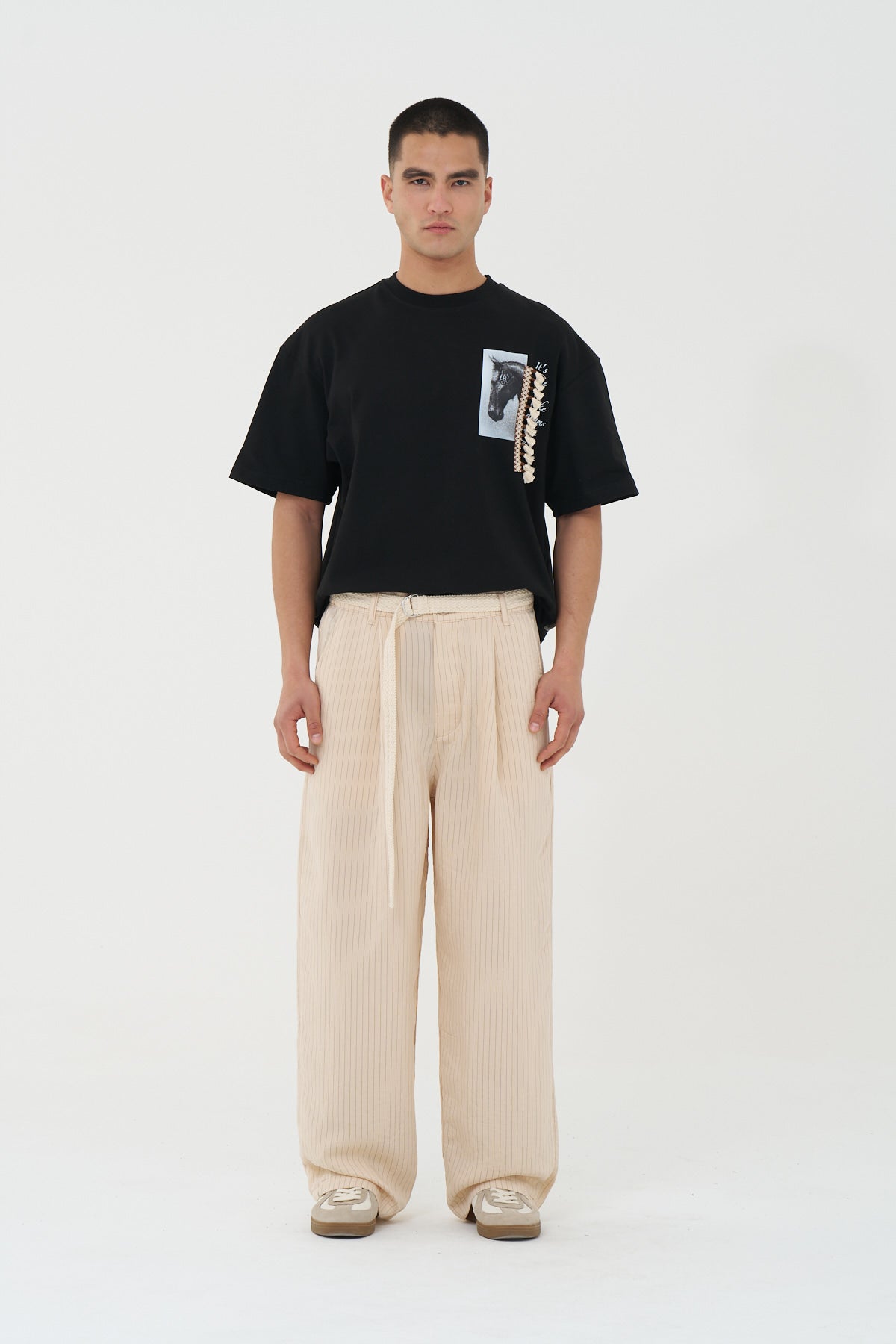 Dreamweaver Horse Tassel Oversized T-Shirt