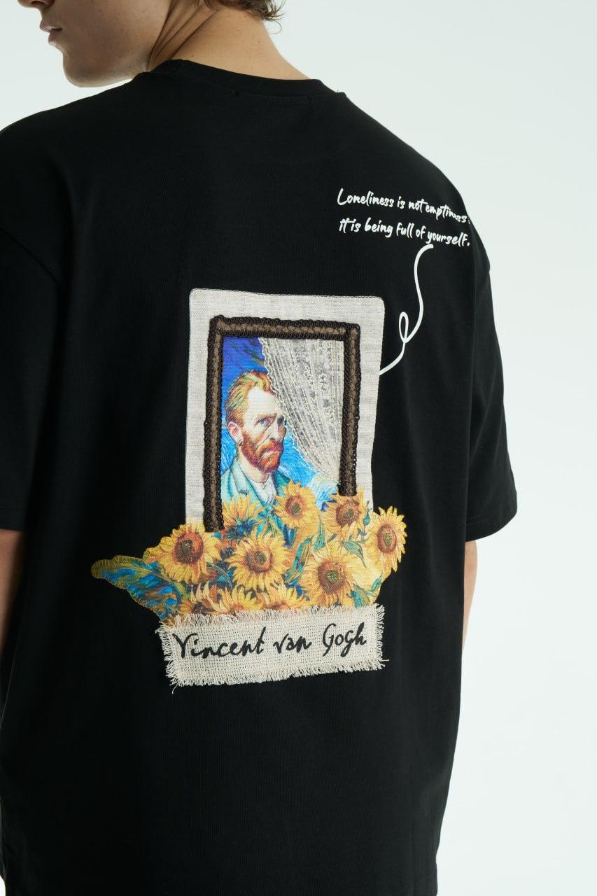Oversized Van Gogh Graphic T-Shirt